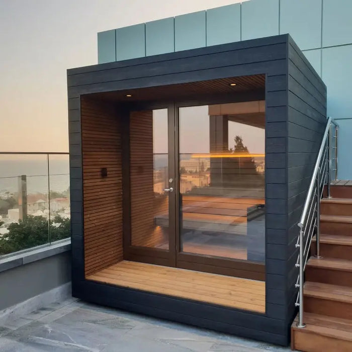 High End Modern Design Wood Outdoor Sauna